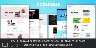 Fabulous Responsive HTML Template