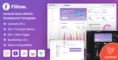 Fillow - Laravel Saas Admin Dashboard Template