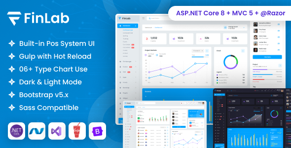 Finlab - ASP.NET Core & MVC Crypto Trading Admin Dashboard Template Finlab - ASP.NET Core & MVC Crypto Trading Admin Dashboard Template