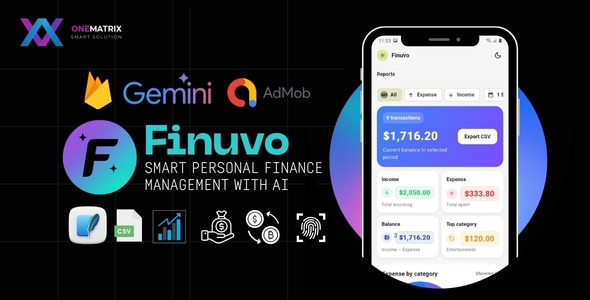 Finuvo - Smart finance manager with AI Finuvo - Smart finance manager with AI