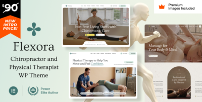 Flexora – Chiropractors and Physical Therapists WordPress Theme