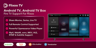 Flixoo TV - Android TV, Android TV Box And Amazon Fire TV App for Flixoo