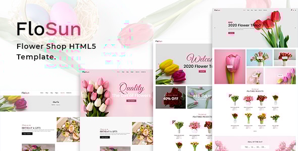 FloSun - Flower Shop HTML5 Template FloSun - Flower Shop HTML5 Template