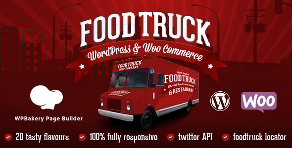 Food Truck & Restaurant 20 Styles - WP Theme Food Truck & Restaurant 20 Styles - WP Theme