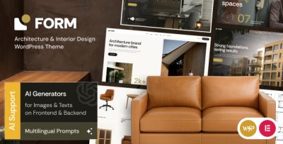 Form - Architecture & Interior Design WordPress Theme