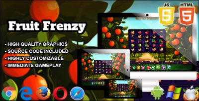 Fruit Frenzy - HTML5 Slot Machine