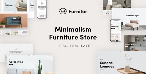 Furnitor - Minimalism Furniture Store HTML Template Furnitor - Minimalism Furniture Store HTML Template