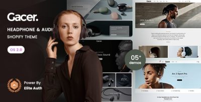 Gacer - Headphone & Audio Shopify 2.0 Theme