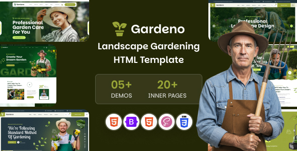 Gardeno - Gardening and Landscaping HTML Template Gardeno - Gardening and Landscaping HTML Template