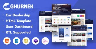 Ghurnek - Automotive & Car Dealer HTML Template