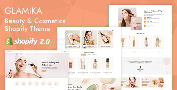Glamika - Skincare & Cosmetics Store Shopify 2.0 Responsive Theme Glamika - Skincare & Cosmetics Store Shopify 2.0 Responsive Theme