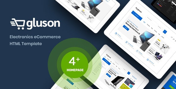 Gluson - Electronics eCommerce website Template Gluson - Electronics eCommerce website Template