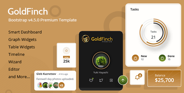 GoldFinch - Bootstrap 4.5.0 Admin Dashboard GoldFinch - Bootstrap 4.5.0 Admin Dashboard