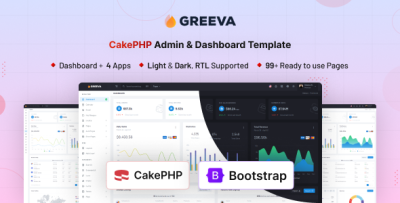 Greeva - CakePHP Admin & Dashboard Template