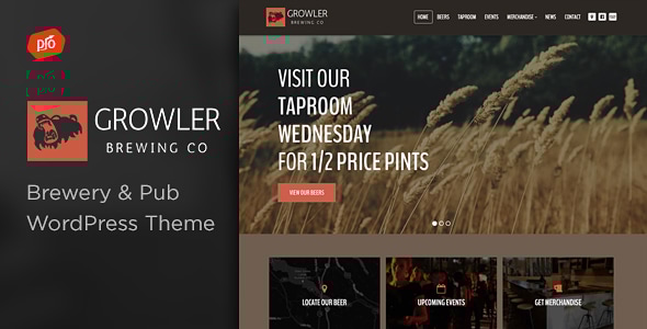 Growler - Brewery WordPress Theme Growler - Brewery WordPress Theme
