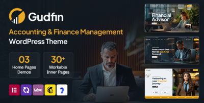 Gudfin - Accounting and Finance Management WordPress Theme