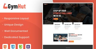 Gymhut - Fitness and Gym HTML Template