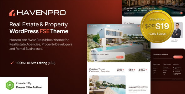 Havenpro – Real Estate Agency & Property Gutenverse FSE WordPress Theme Havenpro – Real Estate Agency & Property Gutenverse FSE WordPress Theme
