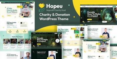 Hopeu - Charity & Donation WordPress Theme
