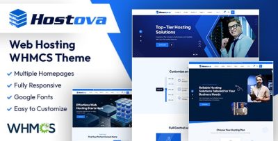 Hostova – WHMCS Hosting Theme