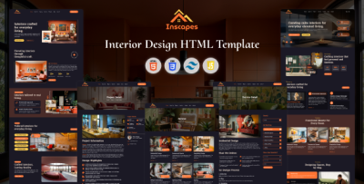 Inscapes – Modern Interior Design HTML Template