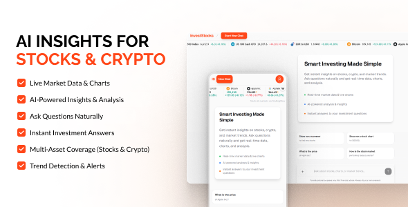 InvestStocks - AI-Powered Stock Analysis Platform with Real-time Charts InvestStocks - AI-Powered Stock Analysis Platform with Real-time Charts