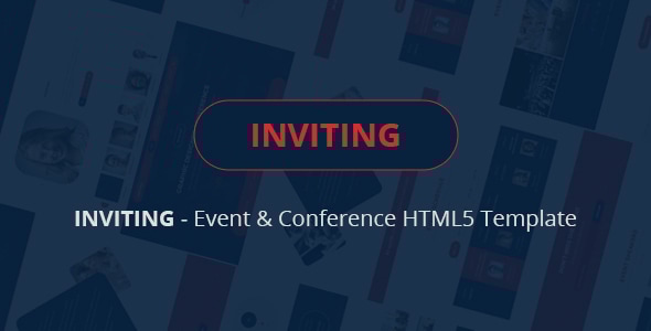INVITING – Event & Conference HTML5 Template INVITING – Event & Conference HTML5 Template