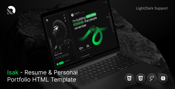 Isak - Personal Portfolio HTML Template Isak - Personal Portfolio HTML Template