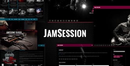 JamSession - Music WordPress Theme