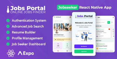 JobsPortal - Jobseeker React Native App