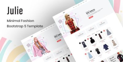 Julie - Minimal Fashion Bootstrap 5 Template