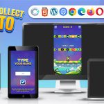 Jump and Collect Crypto ( Construct 3 | C3P | HTML5) Endless Game