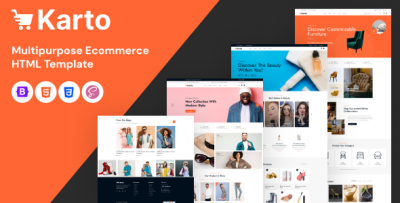 Karto – Multipurpose Ecommerce HTML Template
