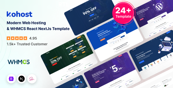 Kohost - Web Hosting with WHMCS NextJs Template Kohost - Web Hosting with WHMCS NextJs Template