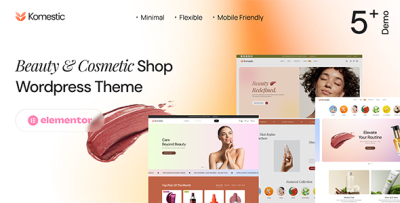 Komestic - Beauty & Cosmetics Shop WordPress Theme