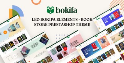 Leo Bokifa - Book Store Elementor Prestashop Theme