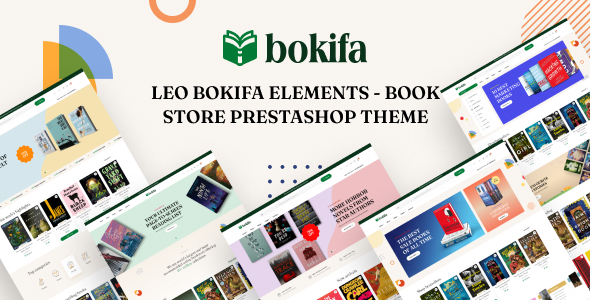 Leo Bokifa - Book Store Elementor Prestashop Theme Leo Bokifa - Book Store Elementor Prestashop Theme