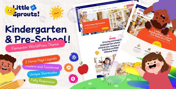 Little Sprouts - Kindergarten & Preschool WordPress Theme Little Sprouts - Kindergarten & Preschool WordPress Theme