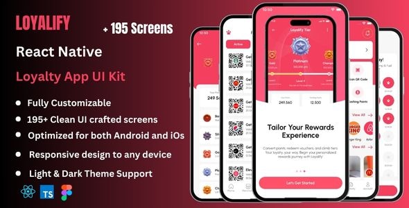 Loyalify - Loyalty React Native CLI App Ui Kit Loyalify - Loyalty React Native CLI App Ui Kit