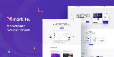 Markit - Digital Marketplace  HTML5 Template