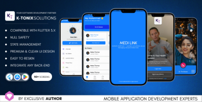 MediLink - Smart All-in-One Healthcare Platform(Flutter UI kit)