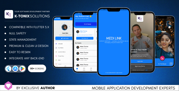 MediLink - Smart All-in-One Healthcare Platform(Flutter UI kit) MediLink - Smart All-in-One Healthcare Platform(Flutter UI kit)