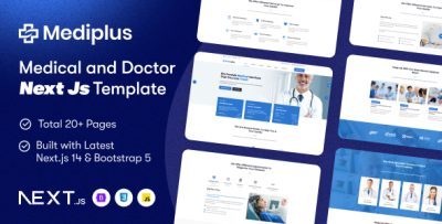 Mediplus – Medical and Doctor Next Js Template