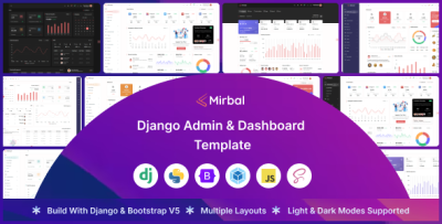 Mirbal - Django Admin Dashboard Template