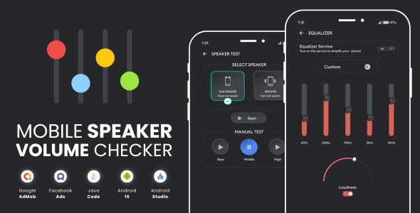 Mobile Speaker Checker Volume Amplify with AdMob Facebook Ads Android Mobile Speaker Checker Volume Amplify with AdMob Facebook Ads Android