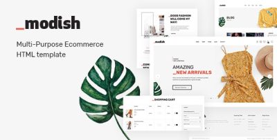 Modish - Modern & Multipurpose Fashion Store HTML Template