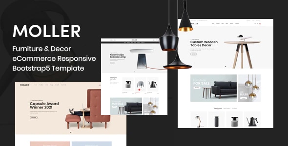 Moller - Furniture & Decor eCommerce Responsive Bootstrap5 Template Moller - Furniture & Decor eCommerce Responsive Bootstrap5 Template