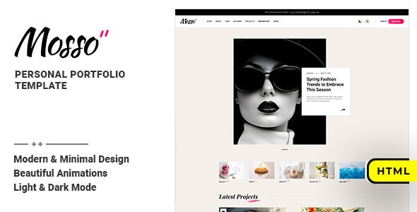 Mosso - Personal Portfolio HTML Template Mosso - Personal Portfolio HTML Template