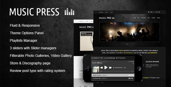 MusicPress - A Timeless Audio Theme MusicPress - A Timeless Audio Theme