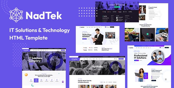 NadTek - IT Solutions & Technology HTML Template NadTek - IT Solutions & Technology HTML Template
